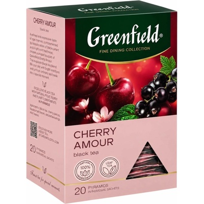 Greenfield Černý čaj Cherry Amour 20 x 1,8 g