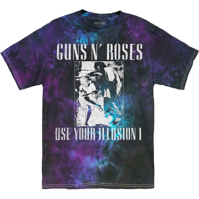 Guns N’ Roses tričko Use Your Illusion Monochrome modré