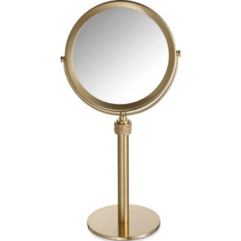 Decor Walther Увеличително козметично огледалце x5 Rocks златно мат (0934182)