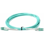Conneu LC-LC, мултимод OM3, 2 мм, 1м. Аква (CNFJ-LCLCOM3UBAQ2mm-1)