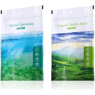 Energy Organic Barley Juice powder 100 g + Hawaii Spirulina tabs 200 tablet