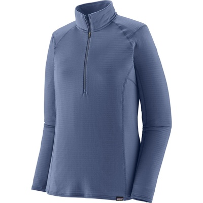 Patagonia Дамско синтетично термобельо Patagonia Women's Capilene Thermal Weight Zip Neck Synthetic base layer - Current Blue (114-1116-1214)
