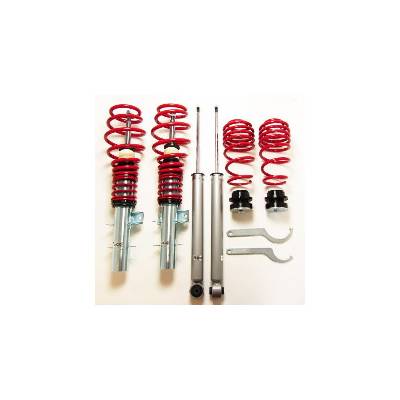 Регулируемо окачване Audi A2 / Seat Cordoba, Ibiza / Skoda Fabia I / VW Polo (2002-2009) - червено