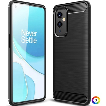 Image 1 of OnePlus 9 Удароустойчив Carbon Fiber Калъф и Протектор