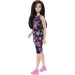 Mattel Barbie: Модерни приятелки - стилна кукла с рокля на звездички (JJN64)
