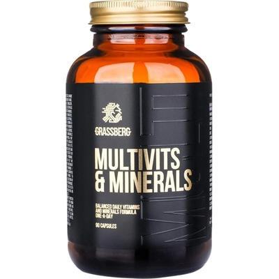 Grassberg Multivits & Minerals, 90 капсули, Grassberg (7222)