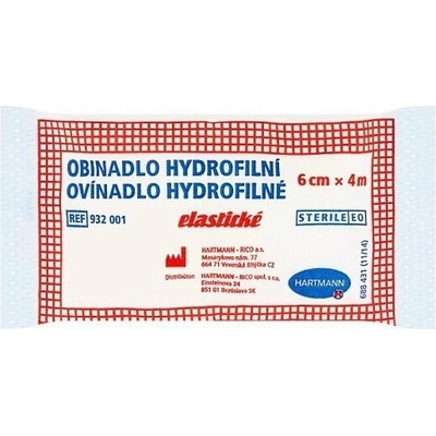 HARTMANN Hydrofilné ovínadlo elastické sterilné 6 cm x 4 m 1 ks