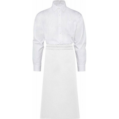 SG Accessories - BISTRO Bistro pasová zástěra ze směsového materiálu 100 × 78 cm Bílá