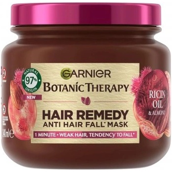 Garnier Botanic Therapy Ricin Oil & Almond Hair Remedy - Маска за слаба коса, склонна към накъсване 340мл