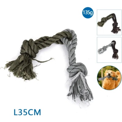 Nobleza polyesterové extra odolné laná s uzlom 35 cm