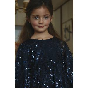 Konges Sløjd рокля LILA SEQUINS BOW DRESS (KS106100.9BY2)