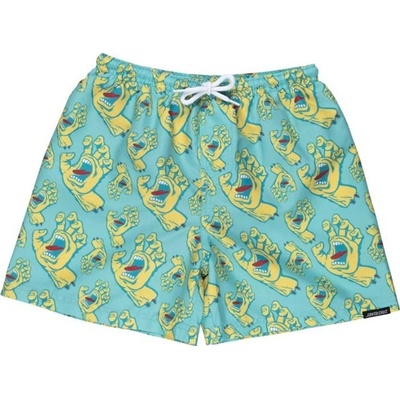 Santa Cruz koupáky Youth Hands All Over Swimshort Pool Blue