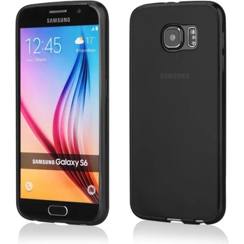 Samsung Ултра тънък силиконов калъф за Samsung Glaxy G920 Galaxy S6 (UTSCSGS6Black)