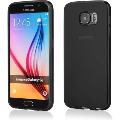 Samsung Ултра тънък силиконов калъф за Samsung Glaxy G920 Galaxy S6 (UTSCSGS6Black)