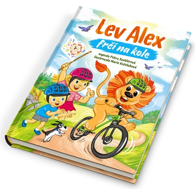 Lev Alex frčí na kole