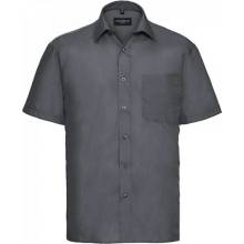 Russell Collection popelínová košile z polybavlny Z935 tmavě šedá