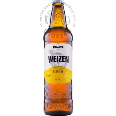Primátor Weizenbier 12° 4,8% 0,5 l (sklo)