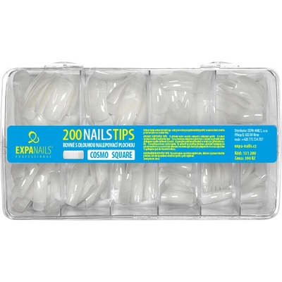 EXPA-nails Tipy COSMO Square box 200 ks
