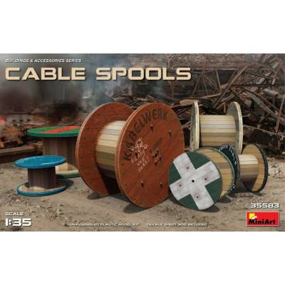 Miniart Cable Spools 1:35