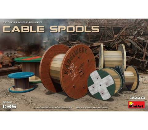 Miniart Cable Spools 1:35