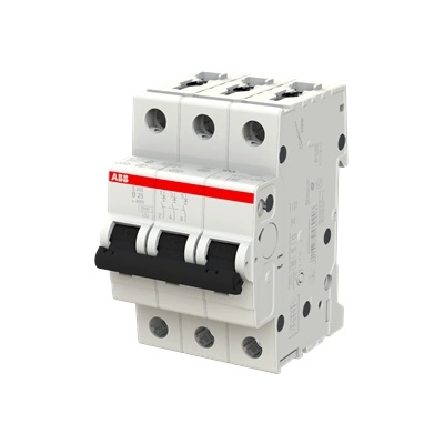 ABB Автоматичен прекъсвач S203 3P 25A крива B 6kA - 2CDS253001R0255 (2CDS253001R0255)