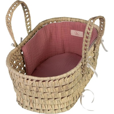 Детска играчка Asi Dolls - Плетен кош-легло за кукла, 36-45 cm (3999843)