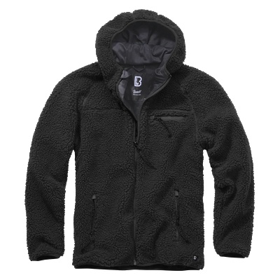 Brandit Мъжко пухкаво яке в черен цвят Brandit Teddyfleece WorkerBW-5024-2 - Черен, размер XXL
