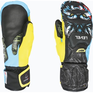 Level Детски скиорски ръкавици Level Sq Jr Cf Mitt yellow/blue