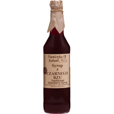 Piwniczka Babuni Sirup Z Černého Bezu 0,5 l