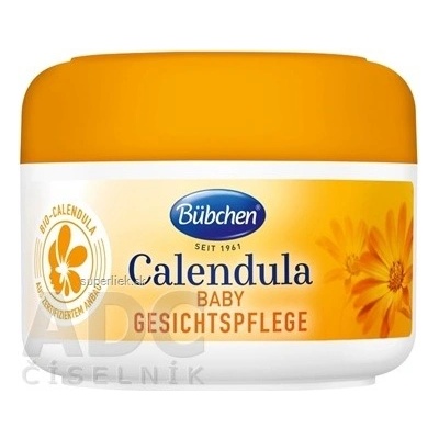 Bubchen Calendula Baby Krém na tvár s nechtíkom pre deti 75 ml