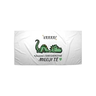 SABLIO Ručník - Dinosaurus 30x50 cm