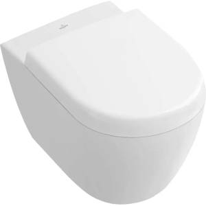 Villeroy & Boch Subway 2.0 - Окачена компактна тоалетна чиния, DirectFlush, алпийско бяло 5606R001 (5606R001)