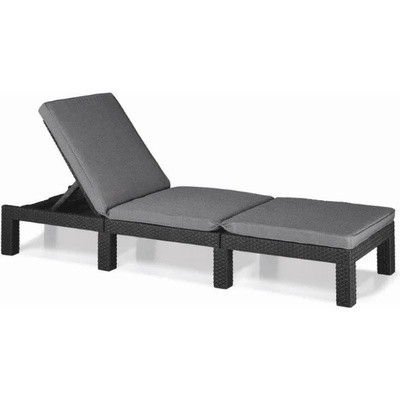 Keter Daytona Deluxe 195x65x25.5 cm graphite/grey (252223)
