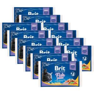 Brit Капсули BRIT Premium Cat Fish Plate 12 x (4 x 100 г)