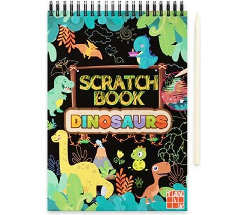 Scratch Book - Dinosaurs