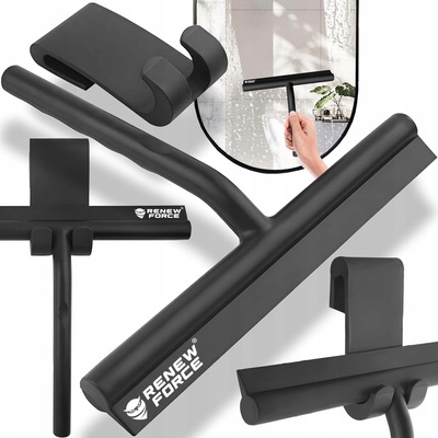 Renew Force Stěrka na vodu černá 21 cm s rukojetí