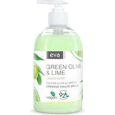 Eva Natura Green olive & Lime krémové tekuté mydlo na ruky 500 ml