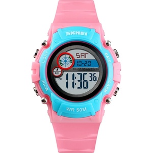 Skmei Детски дигитален часовник SKMEI Happy, Розов / Син (SKMEI-1477-PINK-BLUE) Часовници