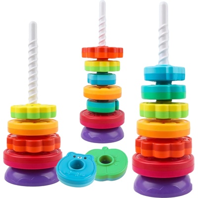 Tooky Toy Edukačná Vzdelávacia pyramída Macko