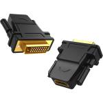 UGREEN Адаптер за свързване на DVI устройства към устройства с HDMI - Ugreen DVI Male To HDMI Female Adapter FullHD (черен) (20124 (CM326))