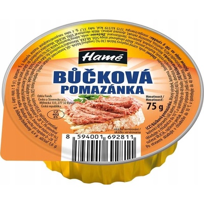Hamé paštéta Belly 75 g