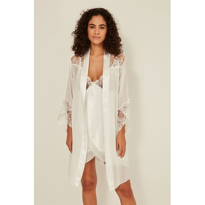 Underwear City Дамски комплект от сатен 048 - Екрю #315218 (315218_Бяло)