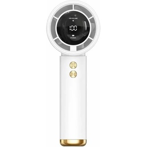 Ръчен Вентилатор - 100 степени, LED дисплей, USB, Atron N68 (N68-white)