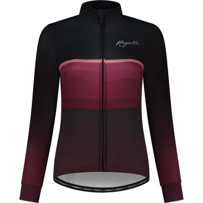 Rogelli IMPRESS II s dlouhým rukávem vínovo-korálový