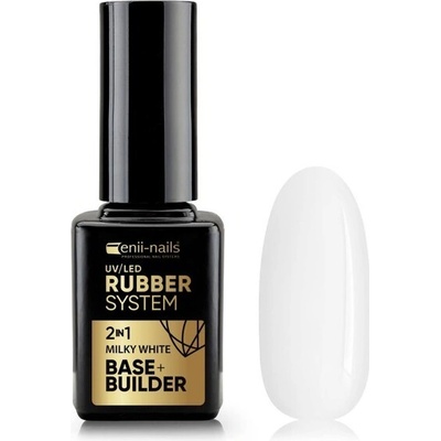 Enii Nails Rubber 2 in 1base & builder milky white 11 ml