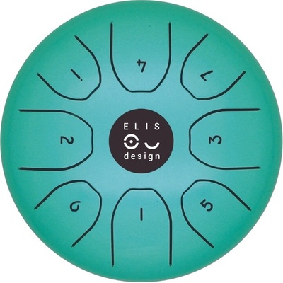 ELIS DESIGN Kovový bubínek Drumboo malý mátový