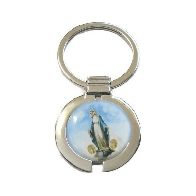 Prívesok na kľúče Panna Mária Zázračná medaila priemer 3 5 cm 1853