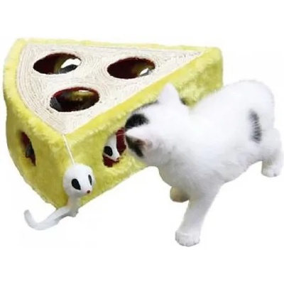 Kerbl Играчка за котки Kerbl Sisal Toy Cheesy - Играчка с мишка 28х28х10 см - Kerbl Германия 82588
