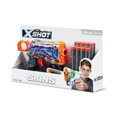 X-Shot ZURULauncher SKINS MENACE 8 šípů vzor D