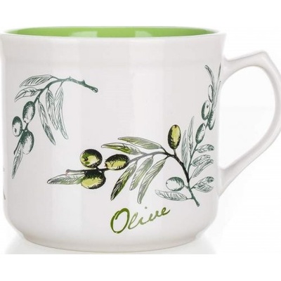 BANQUET Hrnek big keramický OLIVES 630 ml – Hledejceny.cz